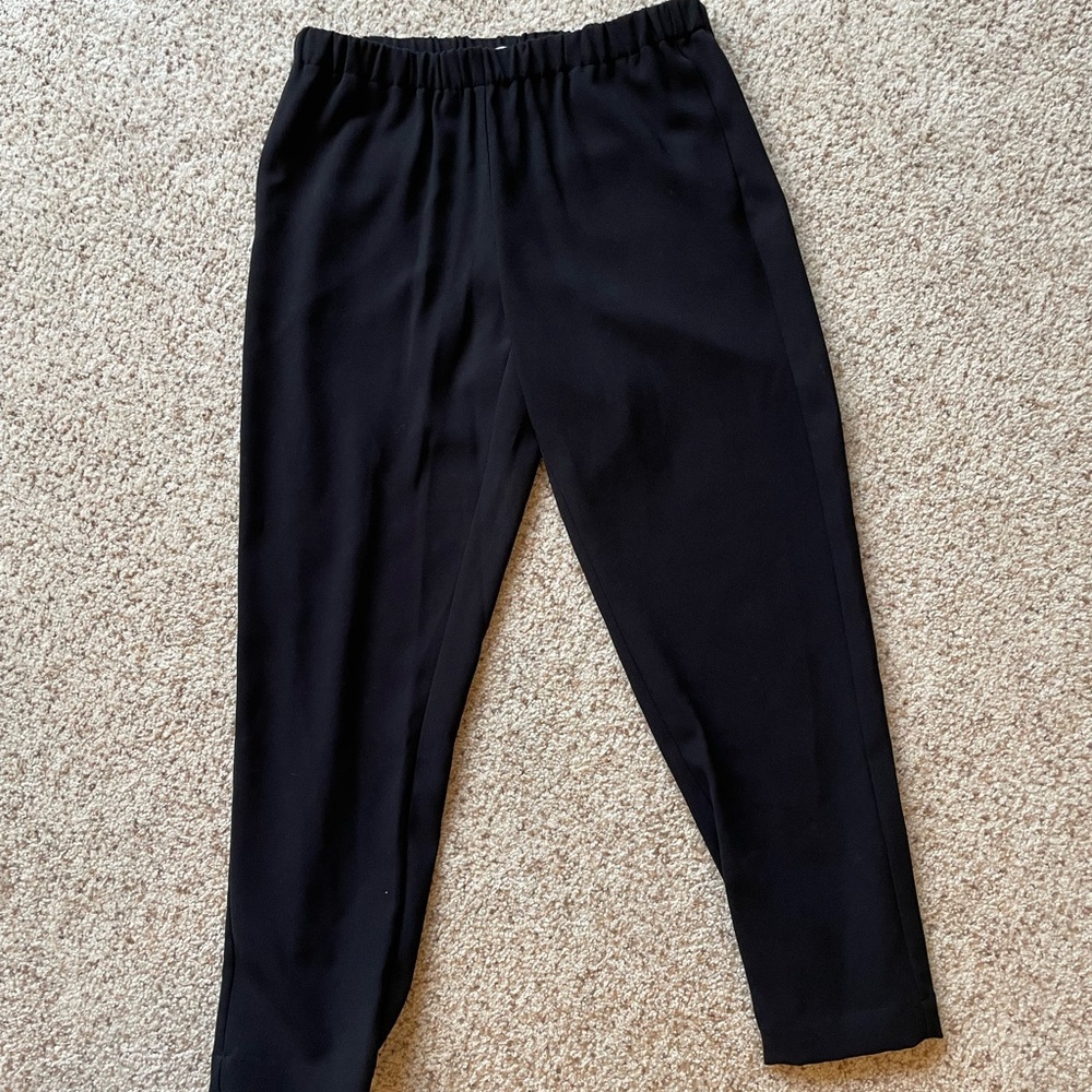 Black Dress Joggers